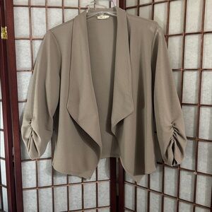 Elegant Tan Blazer for Women